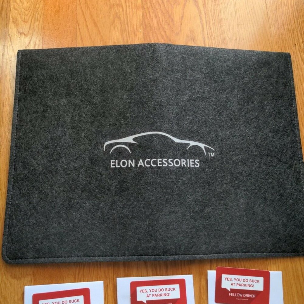 Elon Accessories Pouch and Parking Cards & Cloths - Picture 2 of 5